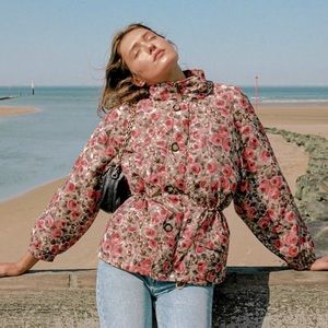 Rouje Paris Floral Jacket/ Windbreaker